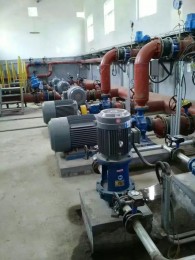 清水(shuǐ)離心泵(beng)使用現(xian)場