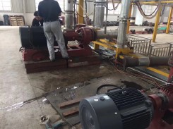 化工泵(bèng)使用現(xian)場